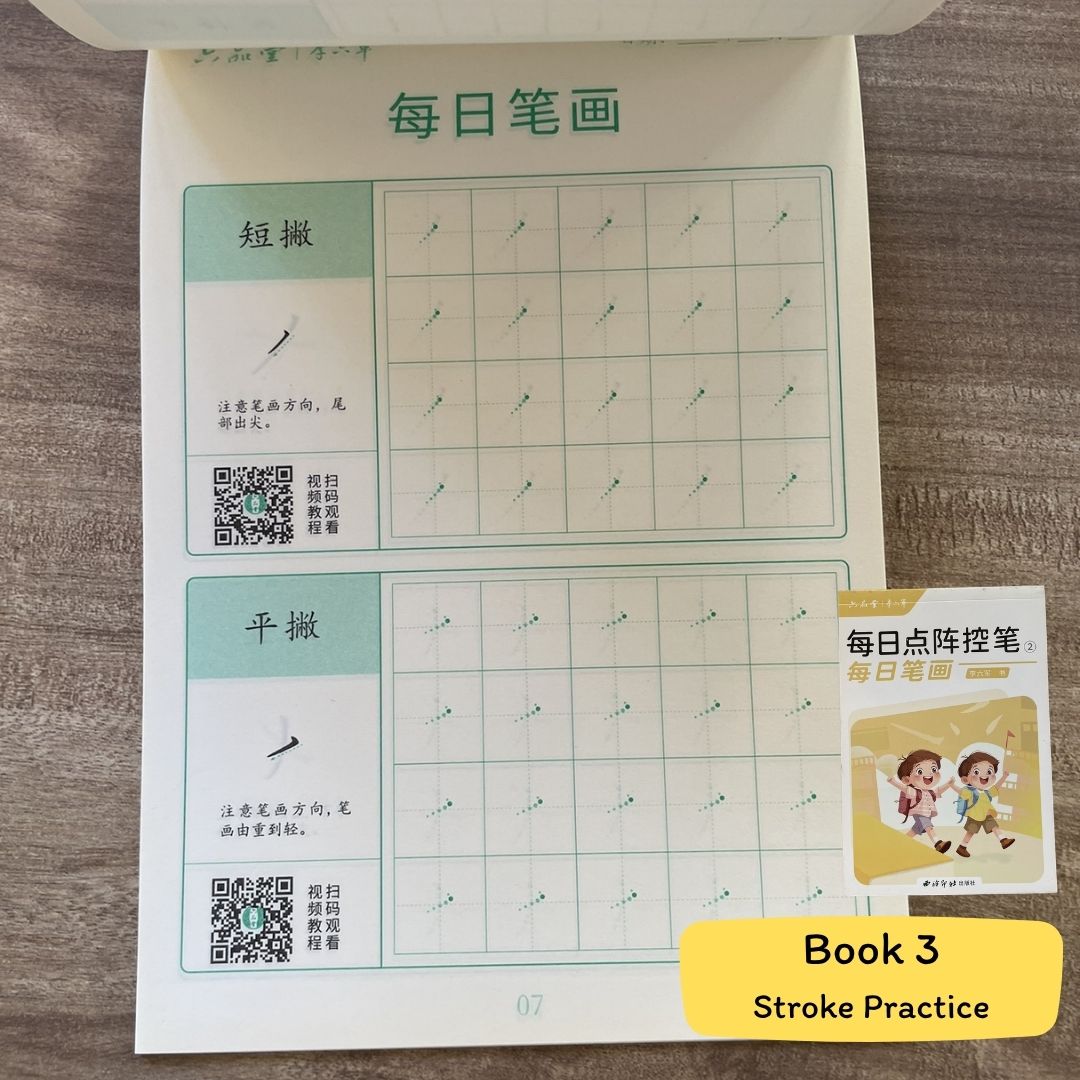 4-Book Simplified Chinese Handwriting Practice Set – Pen Control, Strokes, Radicals and Characters Tracing (4 books) (Beginner Friendly, All Ages) brand new softcover, no box