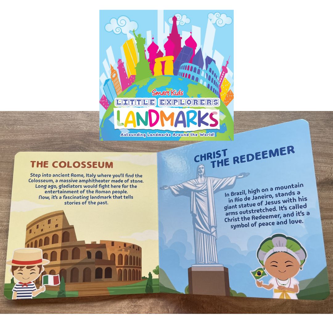 Smart Kids Little Explorers ANIMALS / FOOD / LANDMARKS / VEHICLES (Board Book / SINGLES)