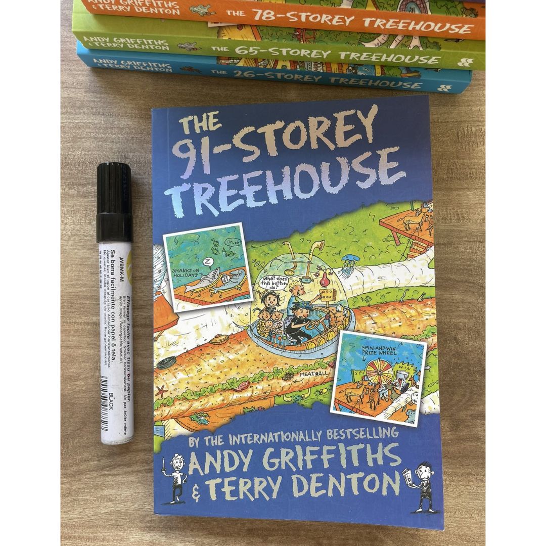 STOREY TREEHOUSE (15 books) brand new softcover, BOX with SLIGHT DENTS, books no damage