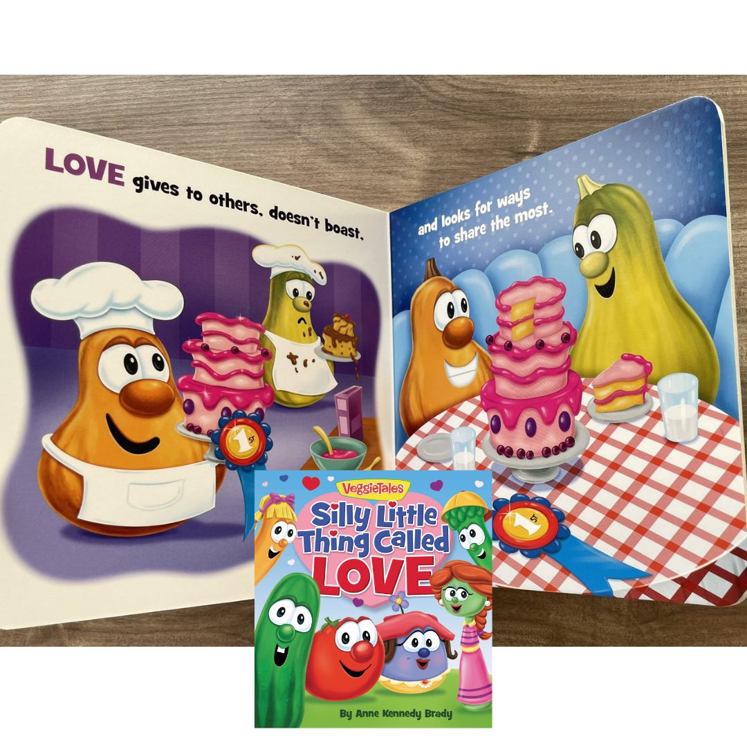 VeggieTales - Growing Faith: God Is Always with You / Silly Little Thing Called Love (SINGLES, brand new Board Book)