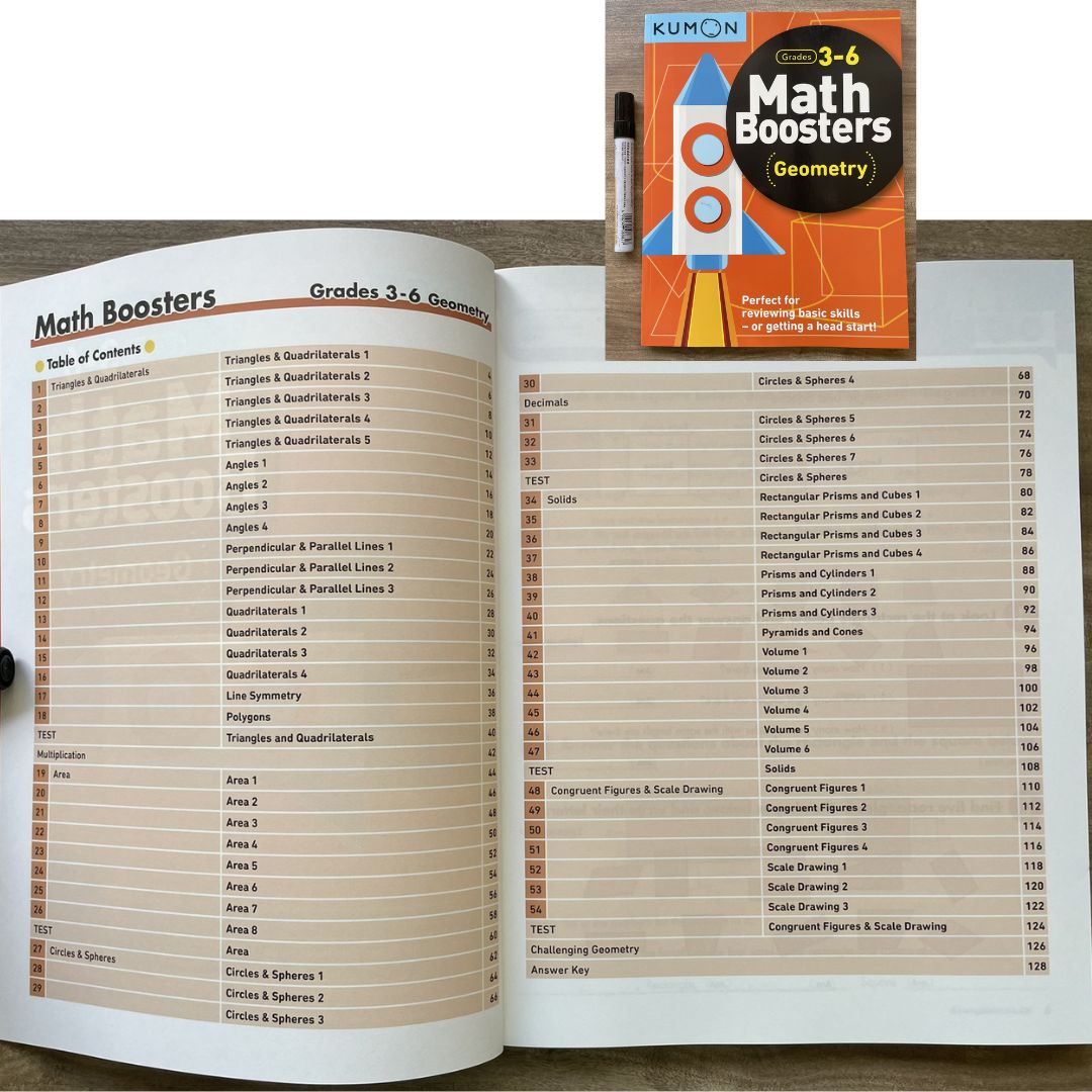 Kumon: Math Boosters (workbook) SINGLES