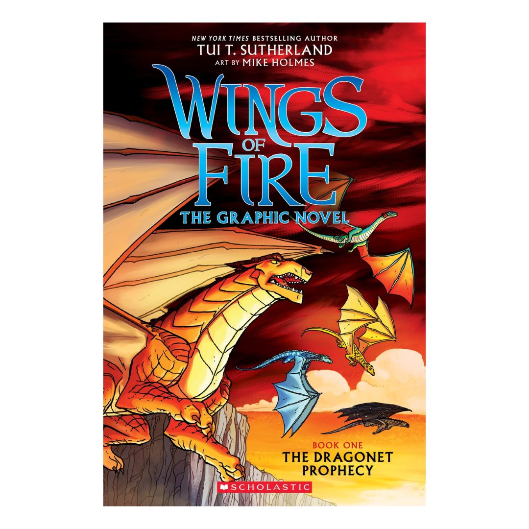 Wings of Fire Graphic Novels (SINGLES, brand new softcover, with SLIGHT FOLDS on book cover)