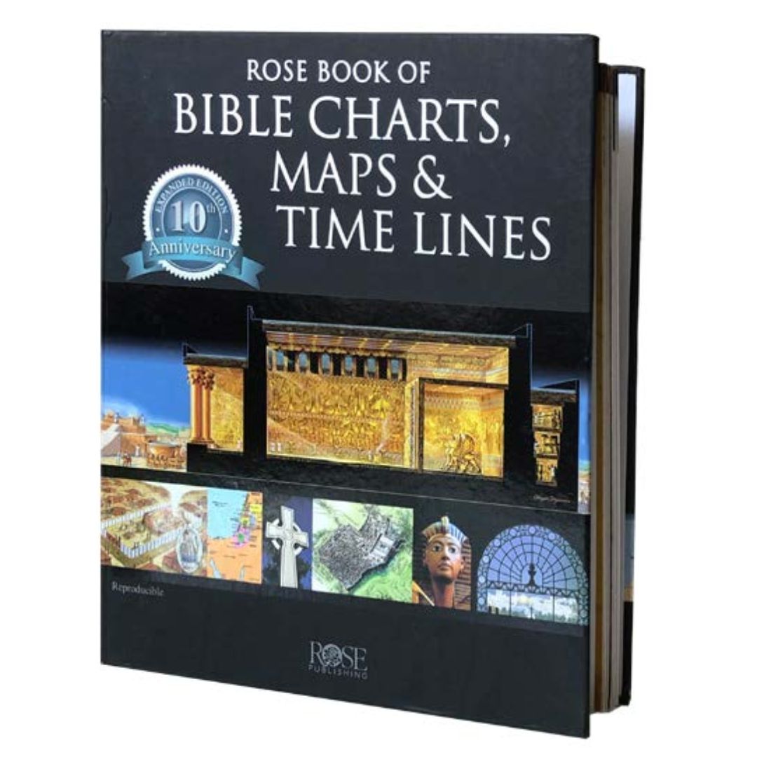 Rose Book of Bible Charts, Maps, and Time Lines Spiral-bound – Special Edition (Old and New Testament) with dents/tears on book cover, brand new hardcover