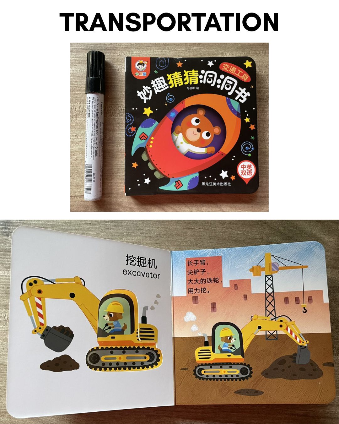 Peek-a-boo/ Peekaboo Board Book w/ Holes (SINGLES) Animals / Fruits and Vegetables / Sea Animals or Sea Creatures / Transportation Vehicles