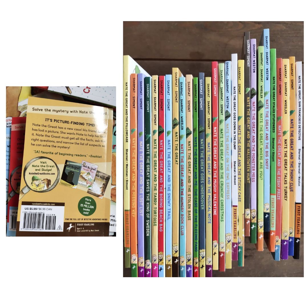 Nate the Great 30 books (softcover) BOX set - BOX with TEAR and DENTS