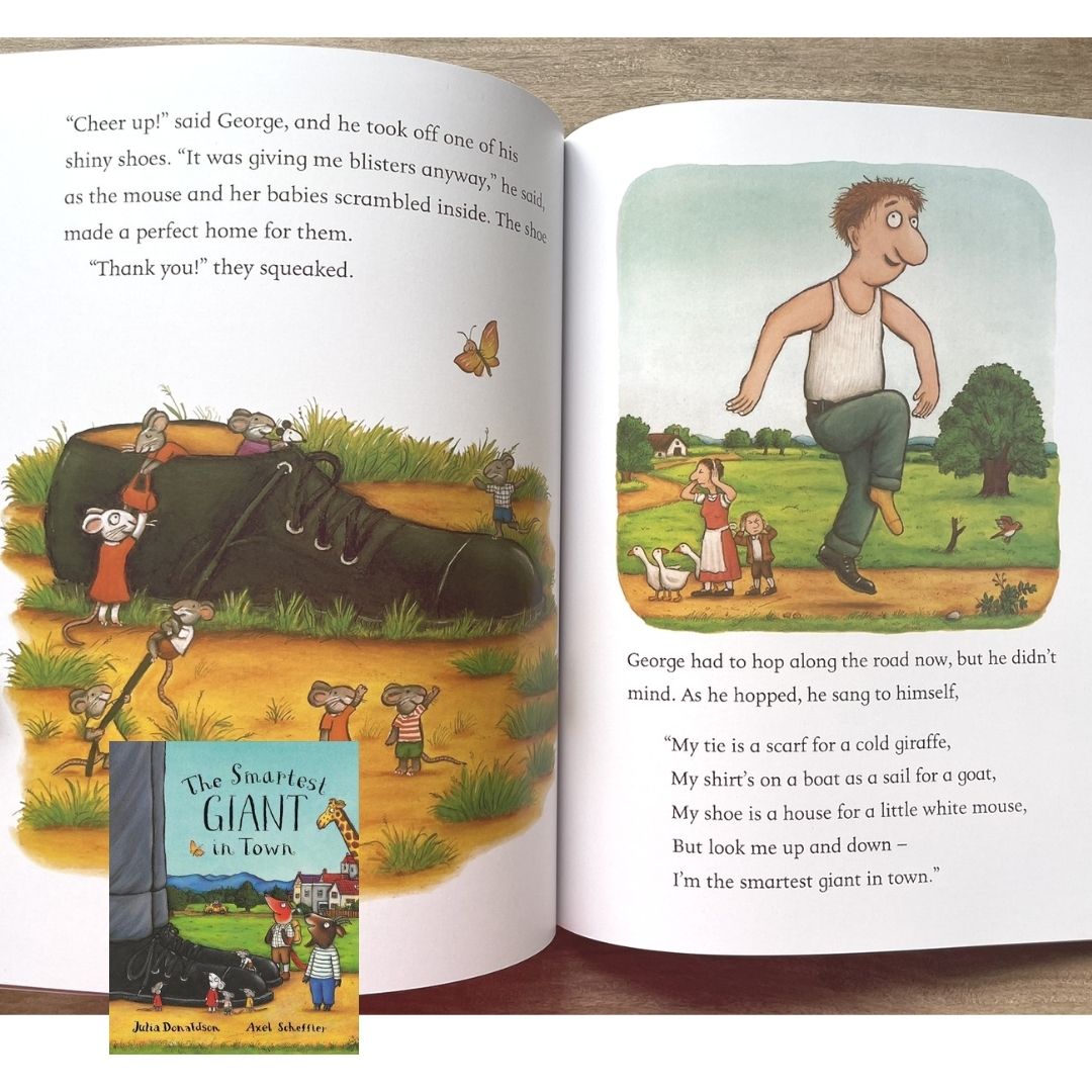 Julia Donaldson Set of 10 Books (NO BOX - Brand new softcover - sold as set of 10 books) - Gruffalo, Room on the Broom, Charlie Cook, Smartest Giant in Town, A Squash and a Squeeze