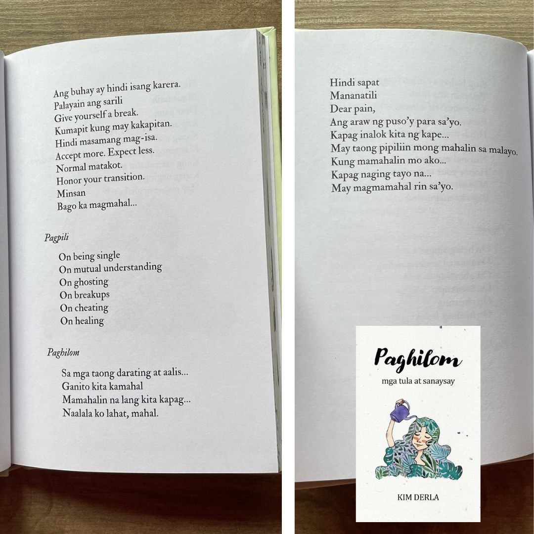 Paglayag / Paghilom (by Kim Derla) (SINGLES) brand new, with SLIGHT DENTS on book cover