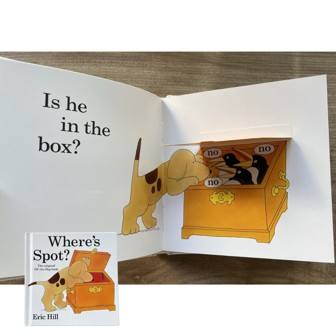 Where's Spot? (Lift-the-flap Book) Hardcover - with slight dents on book cover