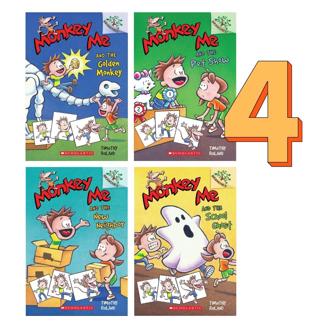 Monkey Me (4 books) brand new softcover, no box