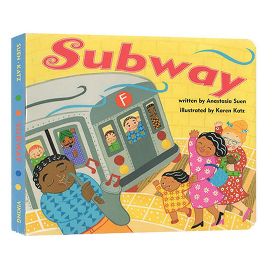 Subway (board book) by Anastasia Suen and Karen Katz - brand new, with SLIGHT DENTS on book cover