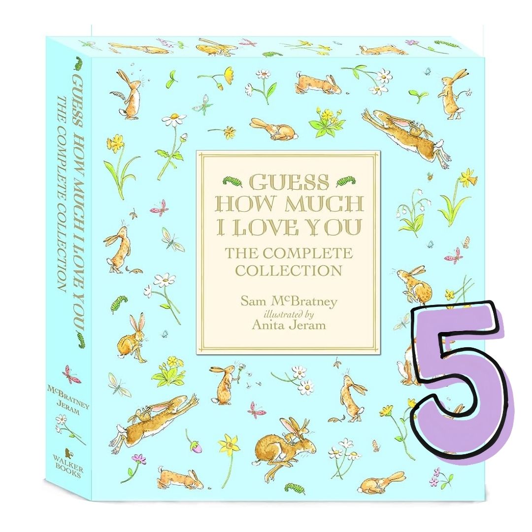 Guess How Much I Love You Complete Collection Box Set by Sam McBratney illustrated by Anita Jeram (5 books) brand new softcover