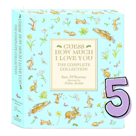Guess How Much I Love You Complete Collection Box Set by Sam McBratney illustrated by Anita Jeram (5 books) brand new softcover