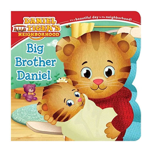 Big Brother Daniel (Daniel Tiger's Neighborhood) (brand new Shaped Board Book) with SLIGHT DENTS on book cover