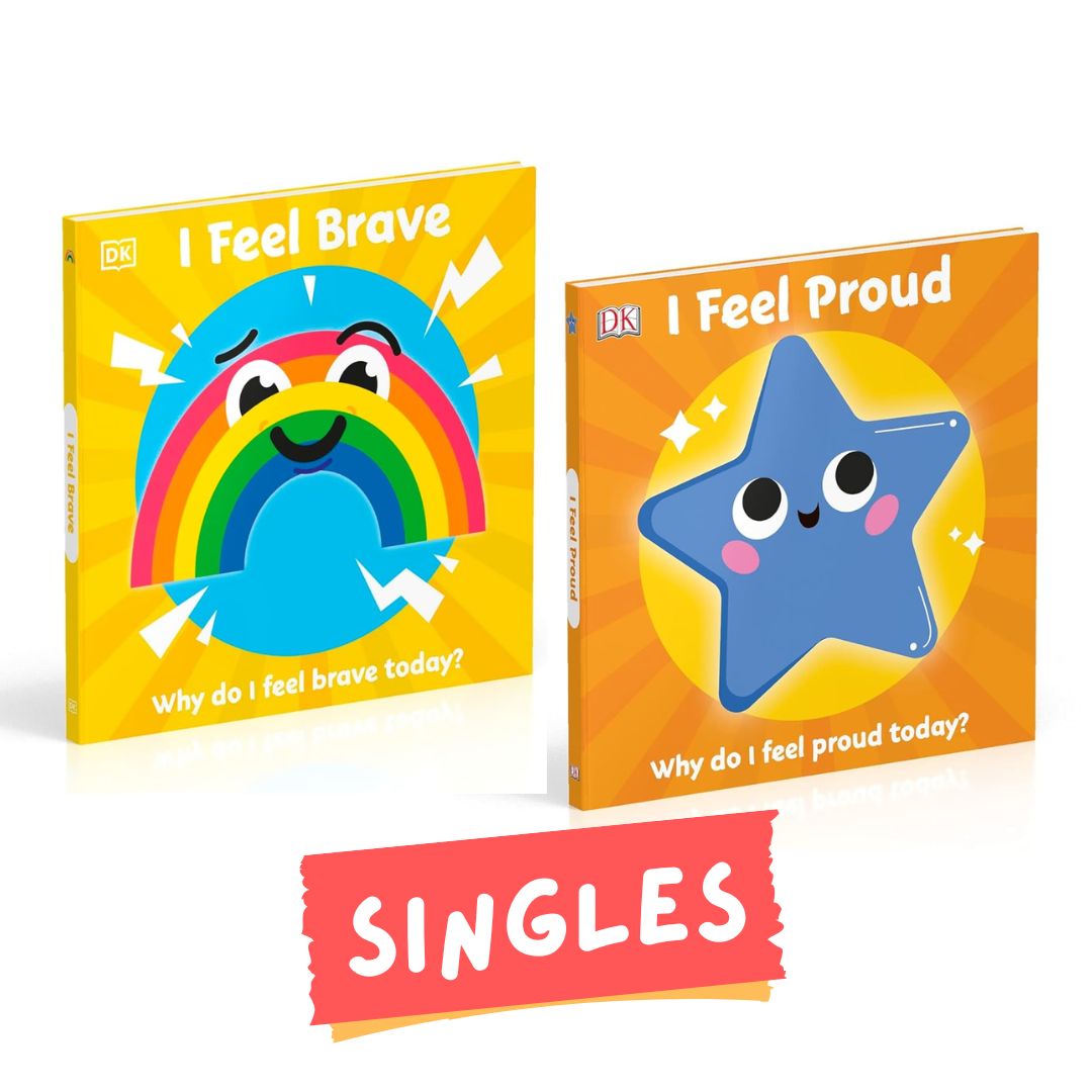 I Feel Brave // I Feel Proud (DK First Emotions) (SINGLES, brand new Board Book)