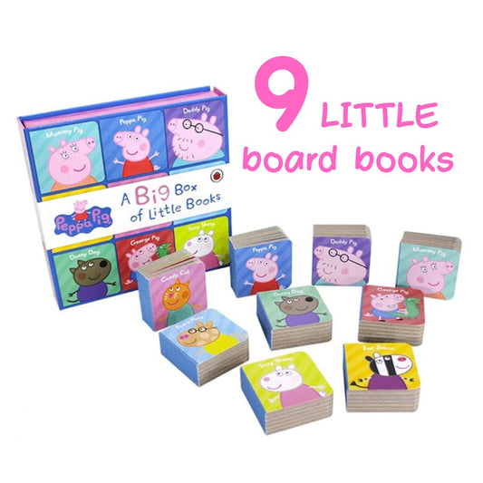Peppa Pig: A Big Box of Little Books box set (9 MINI board books) BOX with SLIGHT DENTS