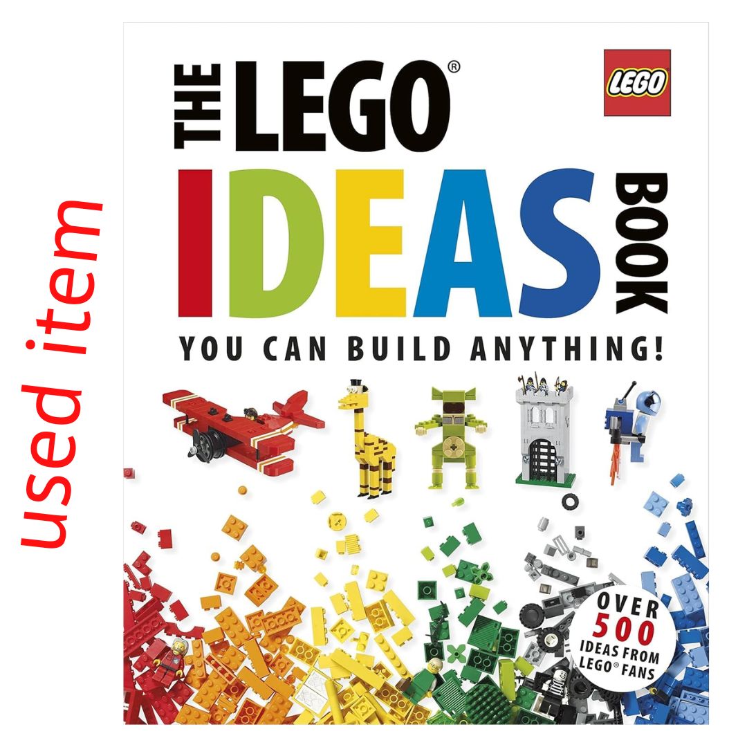 The LEGO Ideas Book (USED book, hardcover, with slight tears and dents on book cover)