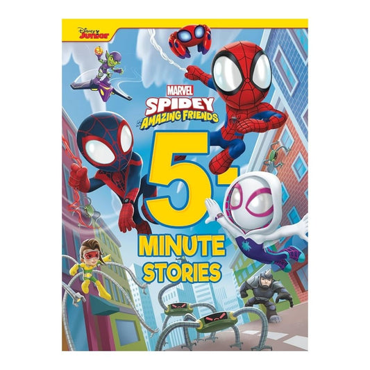 Spider-Man Spidey Amazing Friends 5-Minute Stories (USED book, padded hardcover, with slight tears and dents)