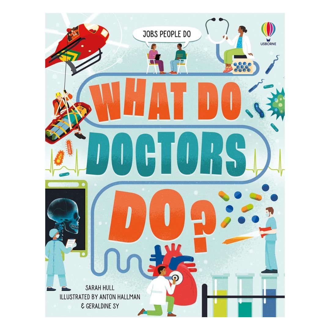 Usborne Jobs People Do: What Do Doctors Do? (brand new hardcover, w/ SLIGHT DENTS on book cover)