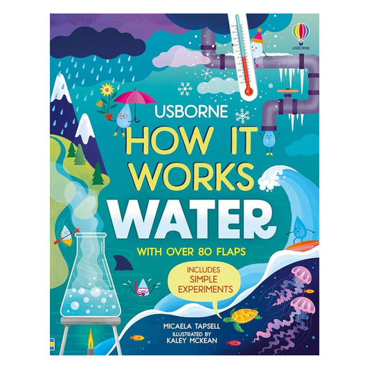 Usborne How It Works: WATER (brand new Board Book) - with slight dents on book cover and pages