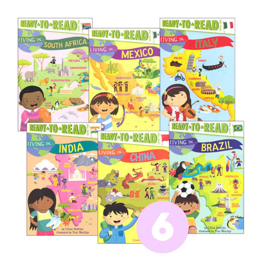 Ready to Read AROUND THE WORLD Level 2 (6 books) box set