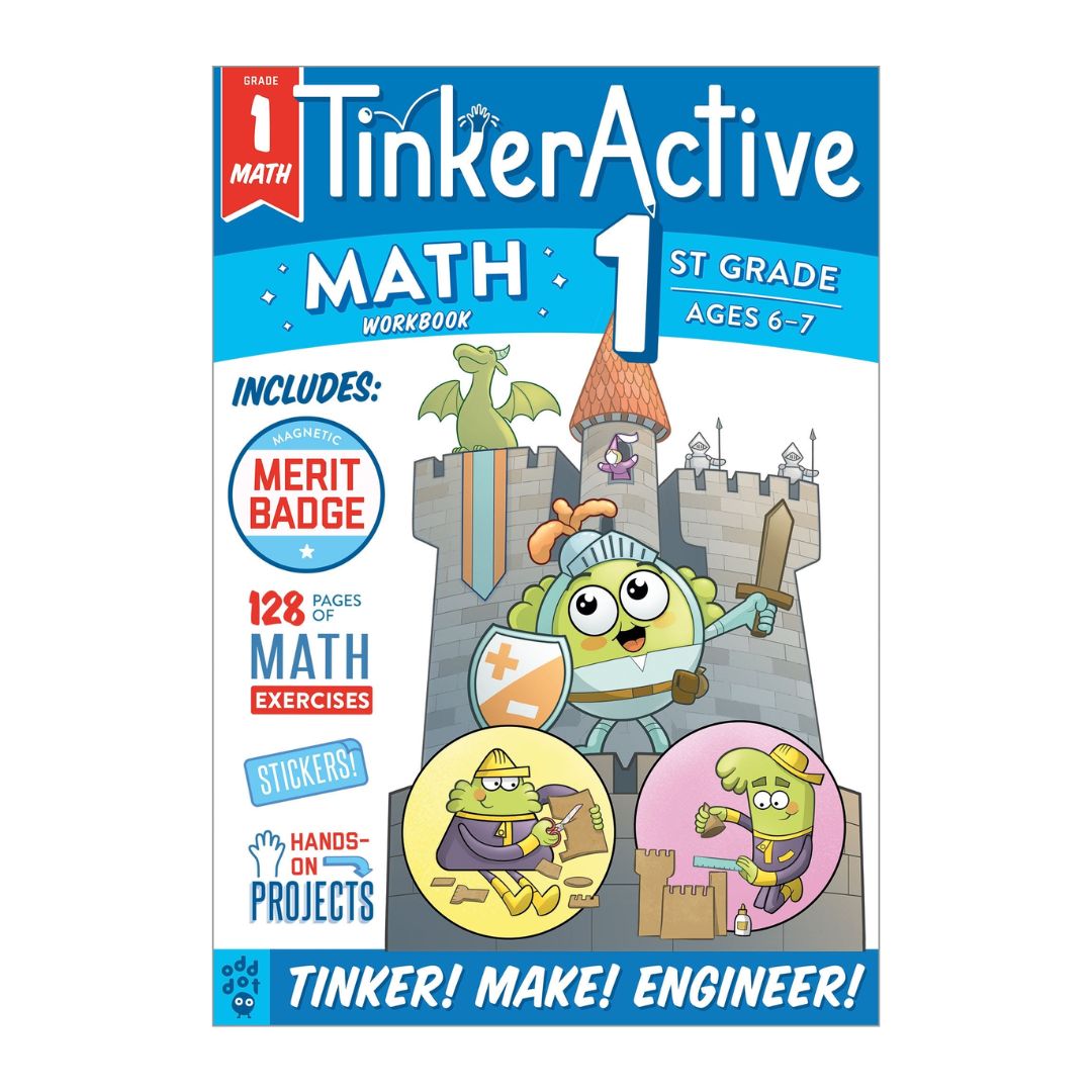 TinkerActive Workbooks: 1st Grade (MATH) softcover