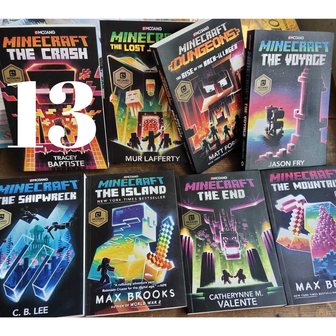 Minecraft (13 CHAPTER BOOKS) no box