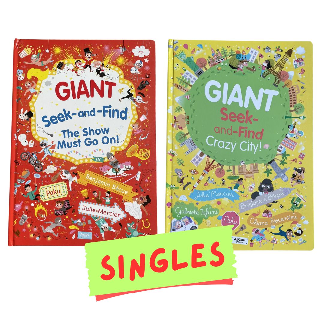Giant Seek-and-Find (Crazy City / Th) Show Must Go On) (With SLIGHT DENTS on the book cover)