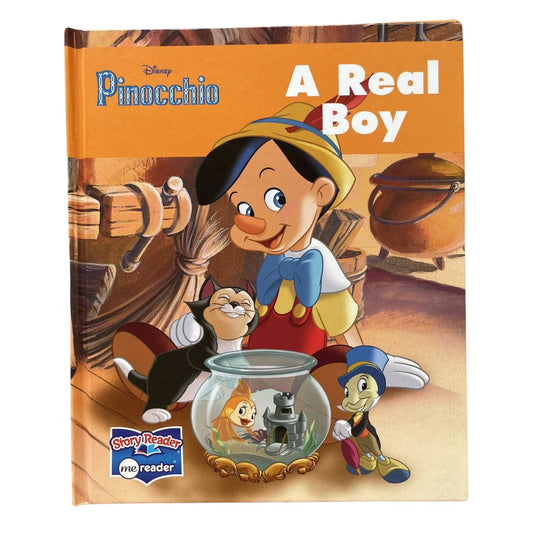 DISNEY Pinocchio A Real Boy (Story Reader) (brand new hardcover, with slight dents on book cover)