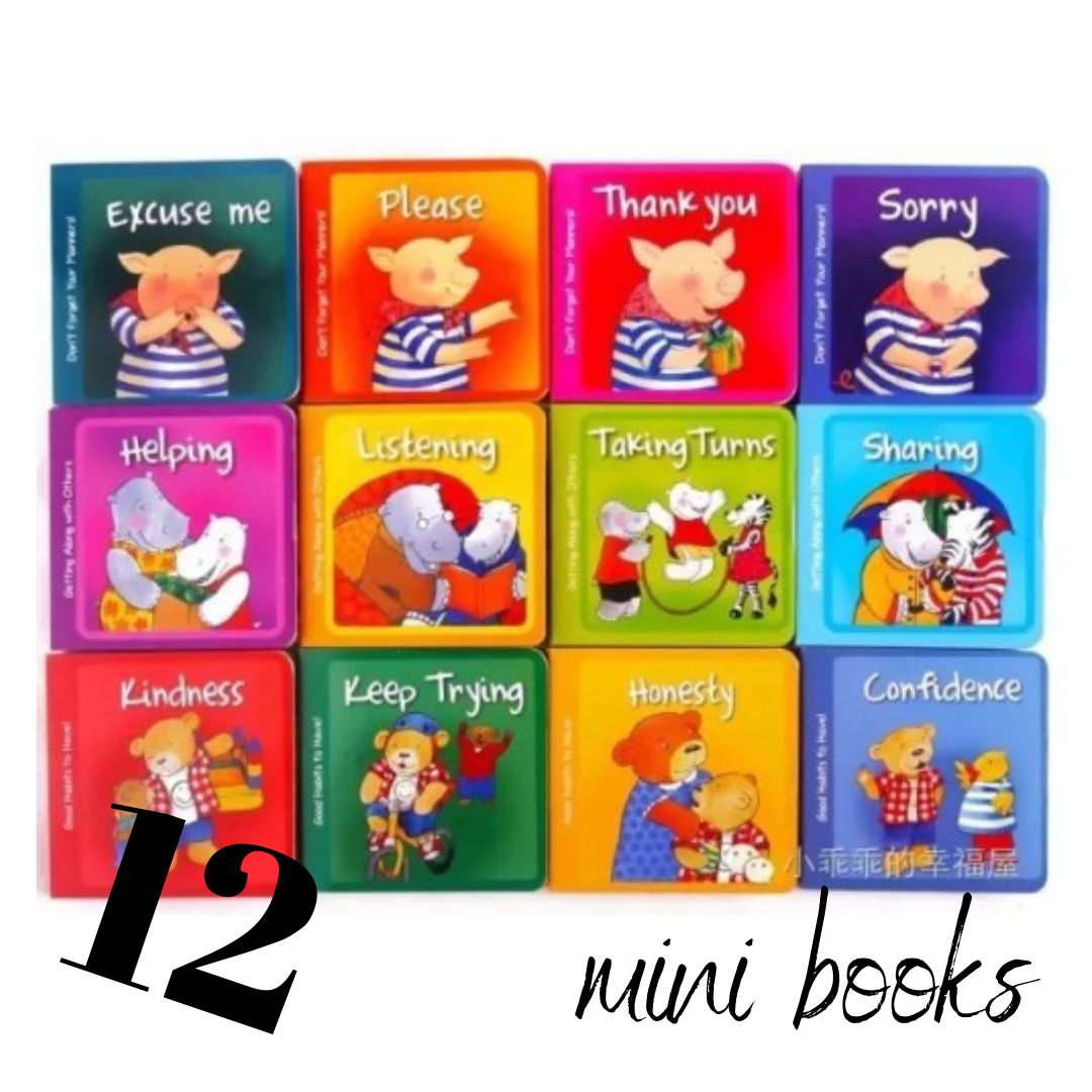 A Case of Good Manners (mini board books) 12 books