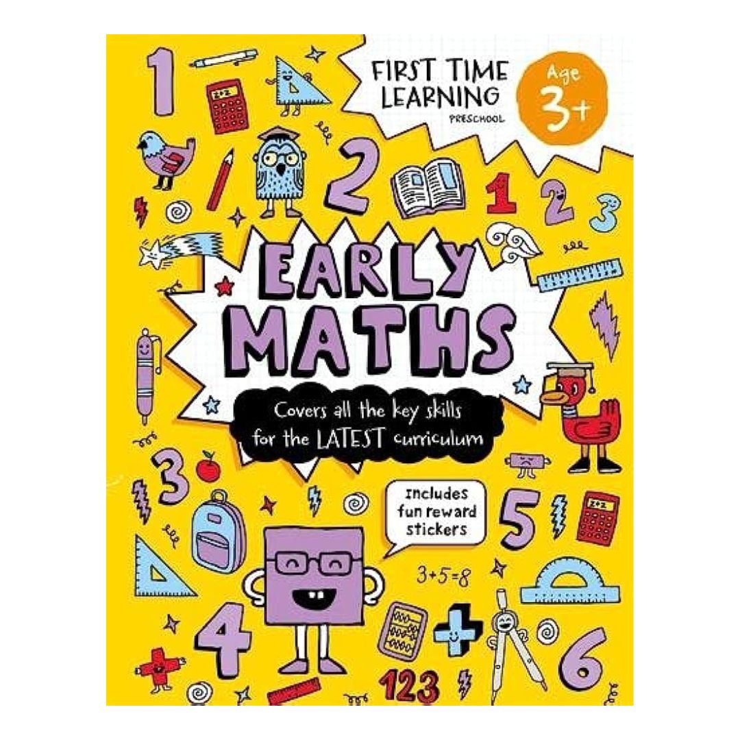 First Time Learning Preschool (for Age 3+) - EARLY MATHS (brand new softcover)