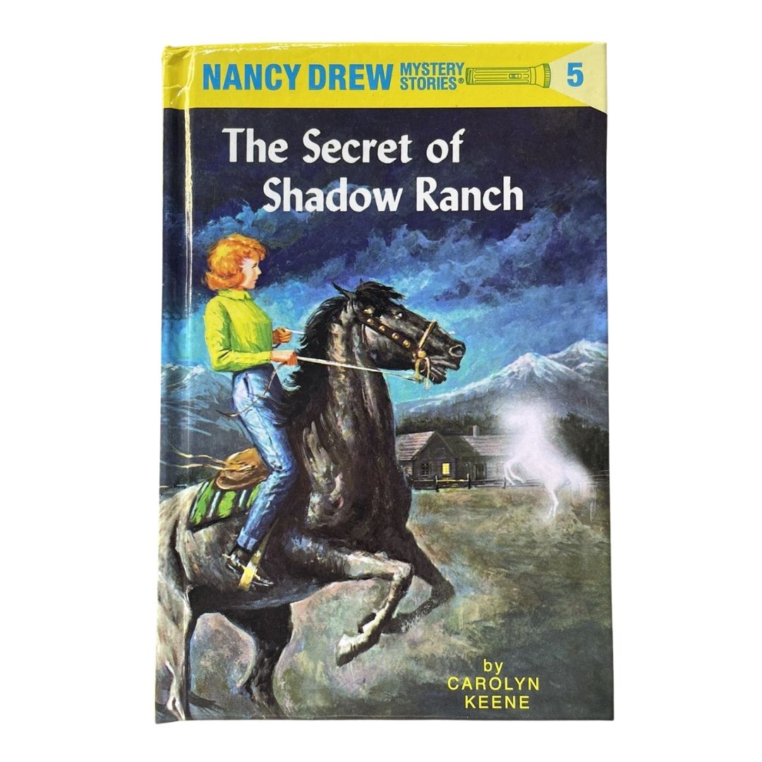 Nancy Drew Mystery Story #5: The Secret of Shadow Ranch (brand new Hardcover, with SLIGHT DENTS on book cover)