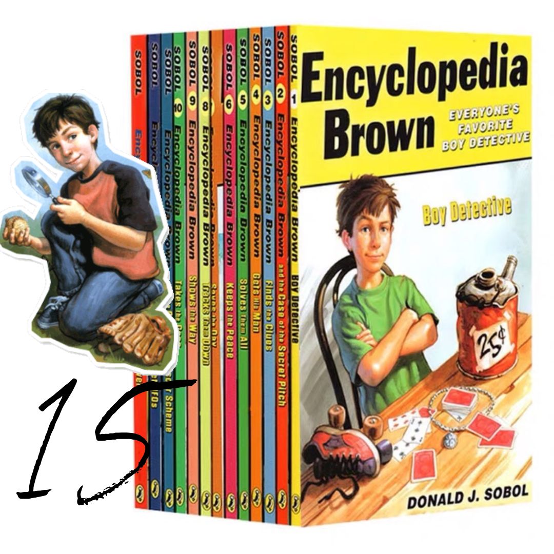 Encyclopedia Brown series, The Boy Detective (15 books) brand new paperbacks, no box
