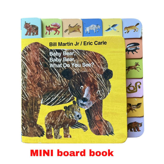 Mini Tab: Baby Bear, Baby Bear, What Do You See? (by Bill Martin Jr / Eric Carle) (Board Book) - brand new, with SLIGHT DENTS/FOLDS