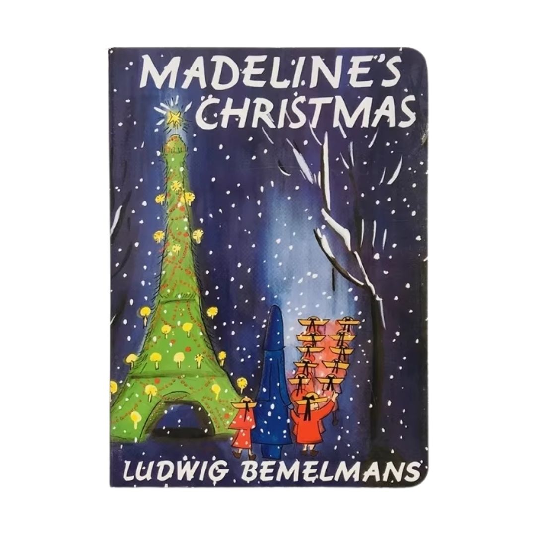 Madeline's Christmas (brand new Board book, with SLIGHT DENTS and DIRT on book cover)