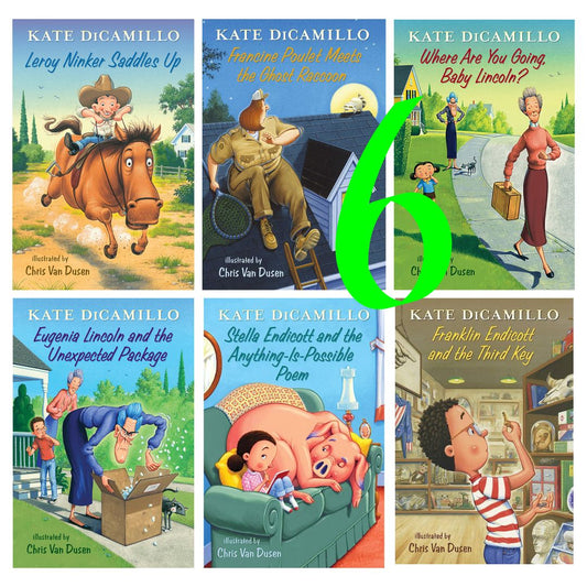 Tales from Deckawoo Drive (6 books) brand new softcover, NO box, with slight dents and tears on the book cover