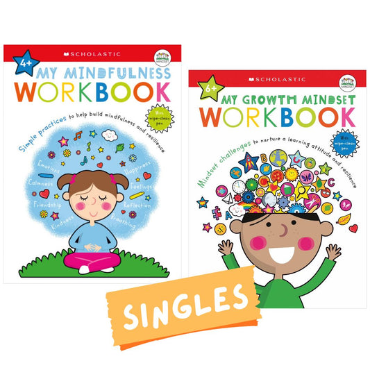 My Mindfulness / My Growth Mindset Workbook: Scholastic Early Learners (SINGLES) brand new Softcover, with SLIGHT DENTS on book cover