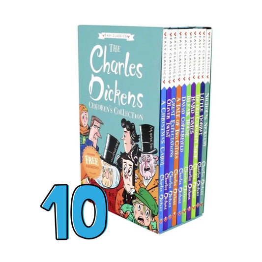 The Charles Dickens Children’s Collection 10 books (box set) (Box with damage, Books NO damage)