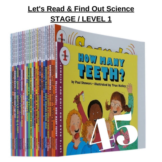 Let's-Read-and-Find-Out Science Books series 45 books (stage / level 1) brand new softcover, no box