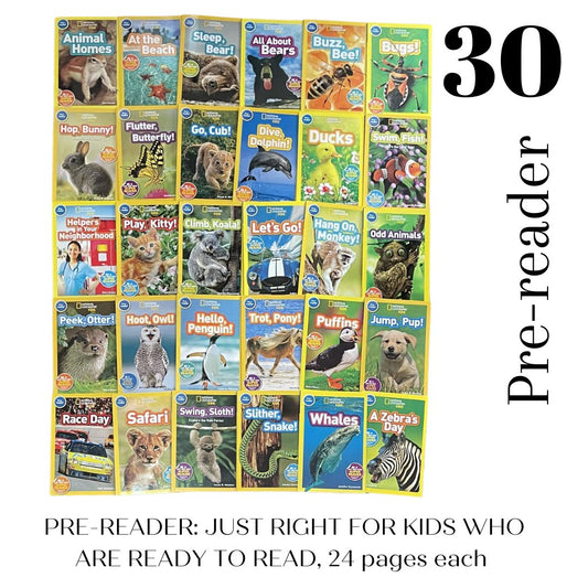 PRE-READER: NATGEO National Geographic Books for Kids (30 books)