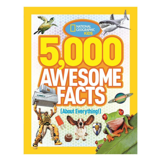 NATGEO National Geographic Kids 5,000 Awesome Facts (About Everything!) (USED book, hardcover, with slight dents)