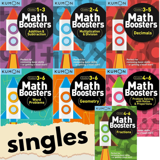 Kumon: Math Boosters (workbook) SINGLES