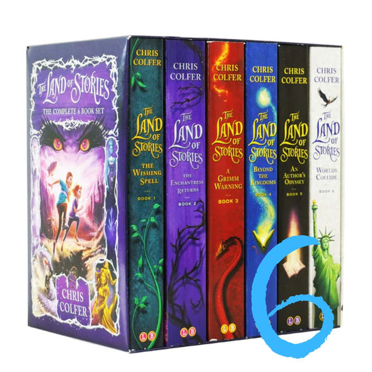 The Land of Stories 6 books (brand new softcover) - Box with slight dents