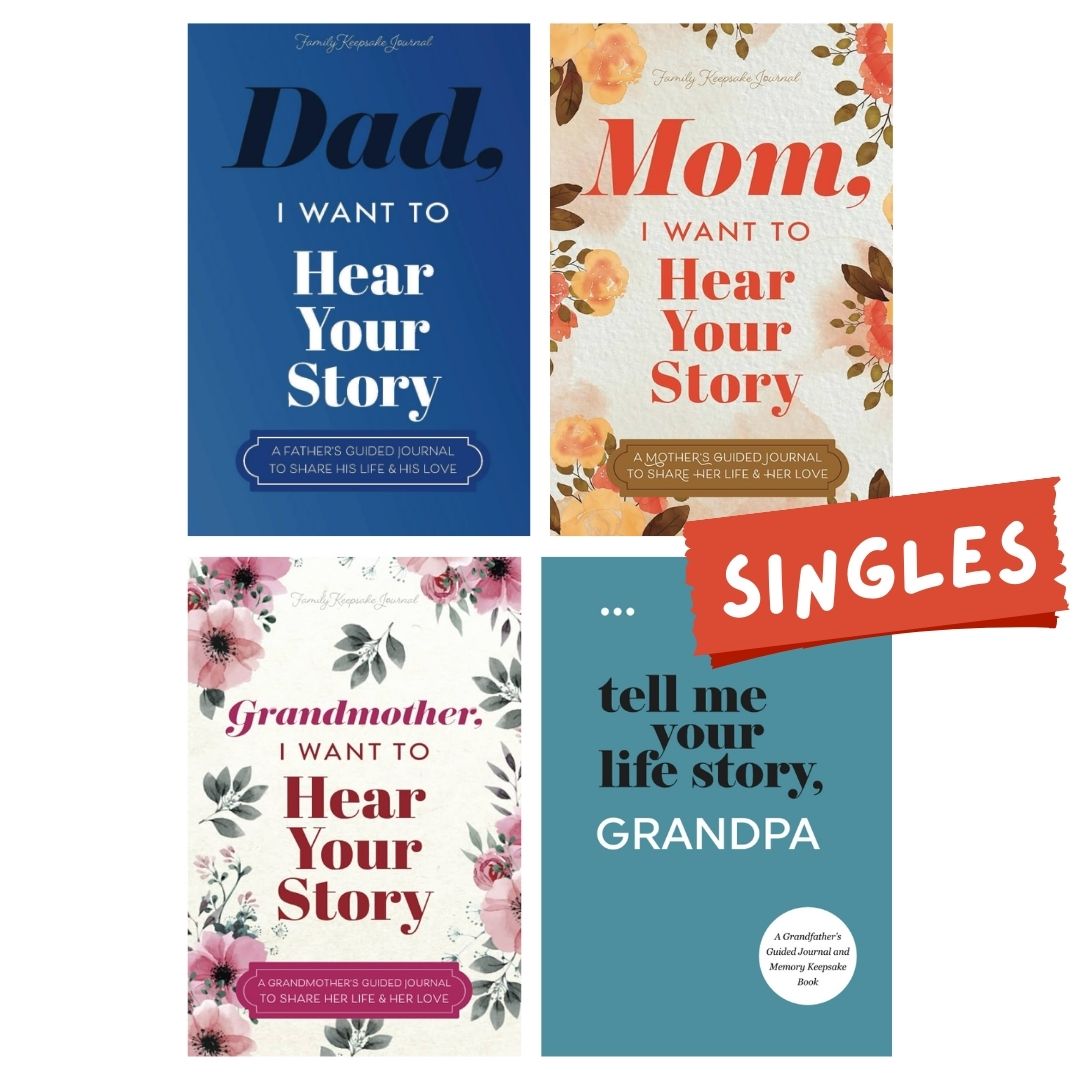 I Want to Hear Your Story: Dad Mom Grandmother Grandpa Guided Journal to Share His / Her Life & Love (Hear Your Story Books) (Paperback) (With SLIGHT FOLDS on book cover)