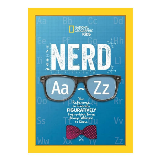 NATGEO National Geographic Kids NERD A to Z (USED book, hardcover, with slight dents on book cover)