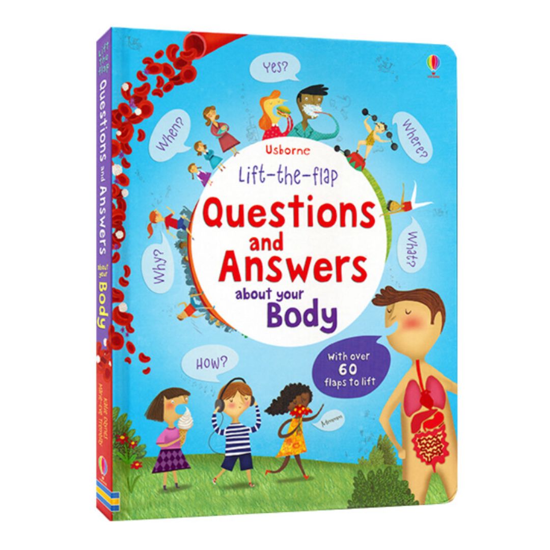 Usborne Lift-the-flap Questions and Answers About (SINGLES, brand new Board Book, w/ SLIGHT DENTS on book cover) Animals / Body / Feelings / Food / Jobs / Money / Nature