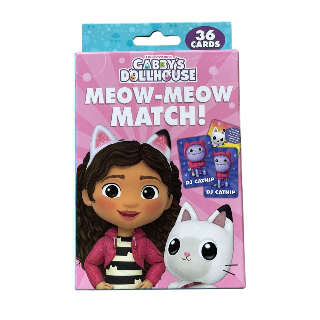 Gabby's Dollhouse Meow-Meow Match Matching Game Learning Flash Cards / Flashcards (36 cards) Box Set - brand new