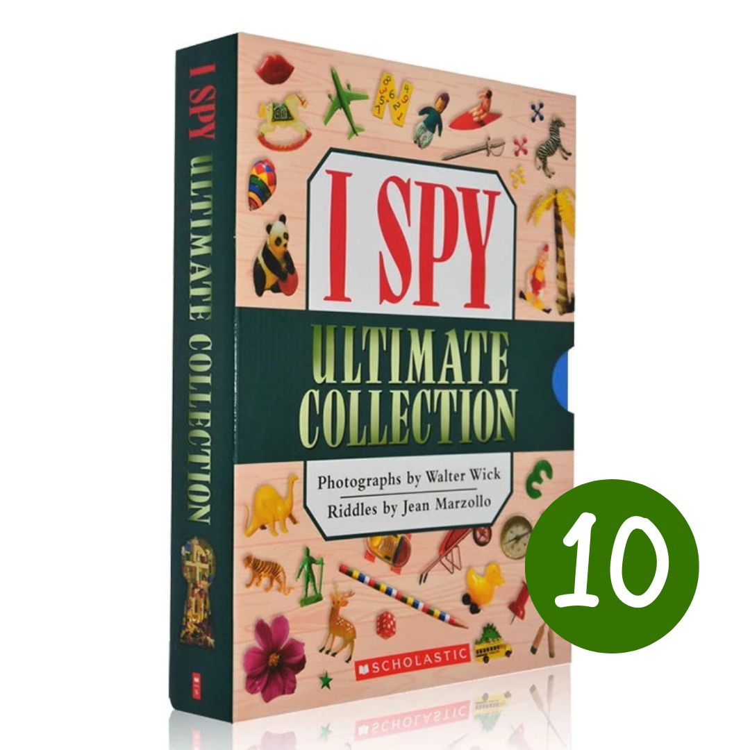I Spy The Ultimate Collection (10 books) brand new softcover - Box with slight dents (Books no damage.)
