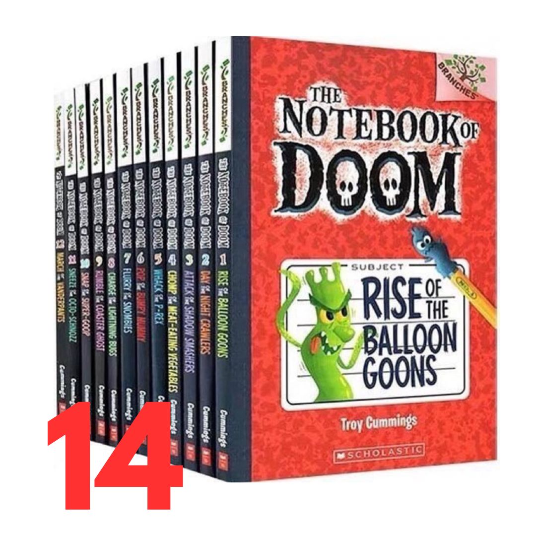 THE NOTEBOOK OF DOOM by Scholastic (14 books) brand new softcover, no box