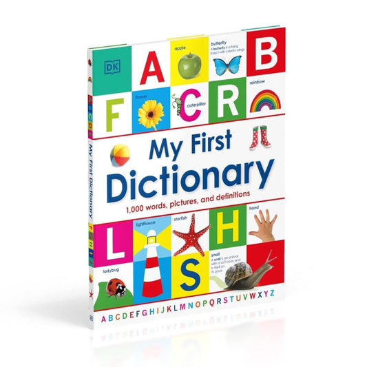 DK My First Dictionary: 1000 Words, Pictures and Definitions (brand new Hardcover) - with SLIGHT DENTS on book cover