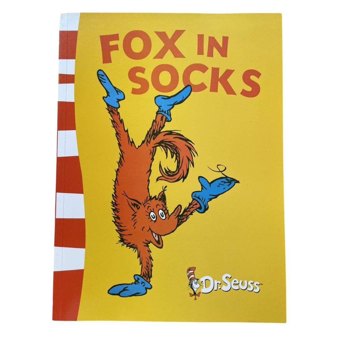 Dr Seuss paperbacks (PLS CHOOSE A TITLE) Oh the Places You'll Go / Fox in Socks / Green Eggs and Ham / Oh the Thinks You Can Think / One Fish Two Fish / Scrambled Eggs Super / Sleep Book / Ten Apples Up On Top / The Alphabet Book / Wacky Wednesday